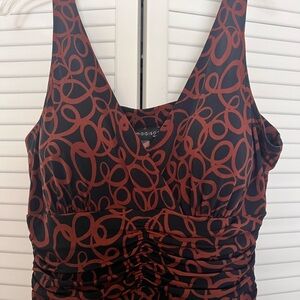 MADISON LEIGH Wedding, Special Event, Holiday Party  Dressy Black & Brown Print